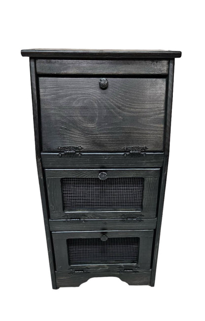 Vegetable Bin/Breadbox, veggie bin, vegetable storage, rustic vegetable storage, wood vegetable bin, pine vegetable bin, potato and onion storage