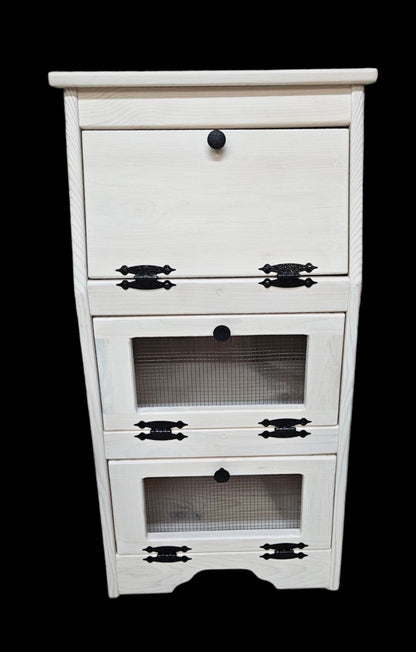 Vegetable Bin/Breadbox, veggie bin, vegetable storage, rustic vegetable storage, wood vegetable bin, pine vegetable bin, potato and onion storage