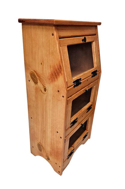 Vegetable Bin/Breadbox, veggie bin, vegetable storage, rustic vegetable storage, wood vegetable bin, pine vegetable bin, potato and onion storage