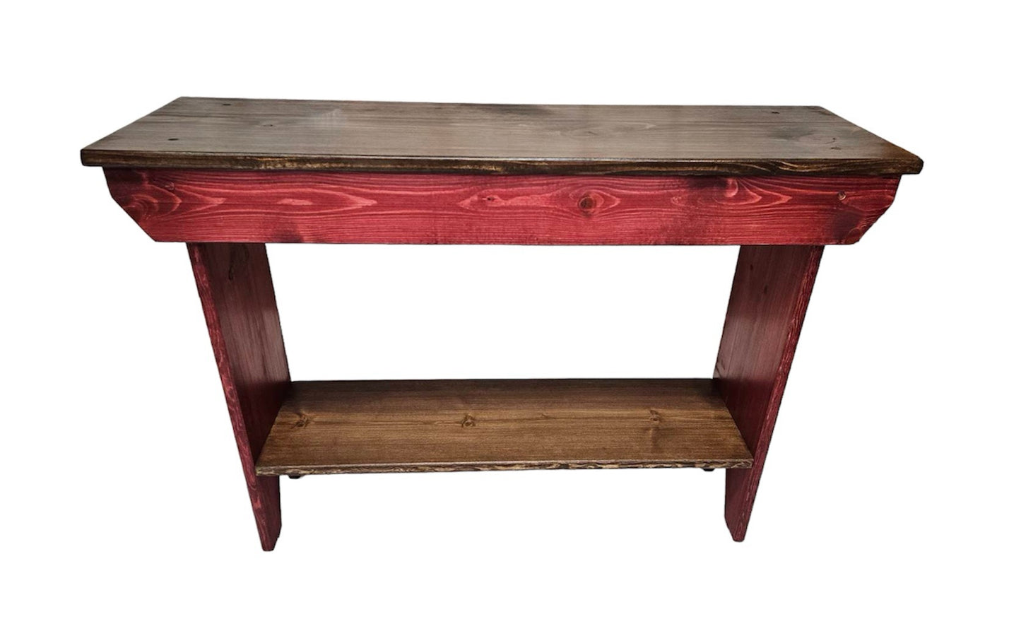 Rustic table, Country accent table, Sofa table, Rustic living room table, Farmhouse table