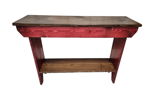 Rustic table, Country accent table, Sofa table, Rustic living room table, Farmhouse table