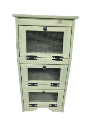 Vegetable Bin/Breadbox, veggie bin, vegetable storage, rustic vegetable storage, wood vegetable bin, pine vegetable bin, potato and onion storage