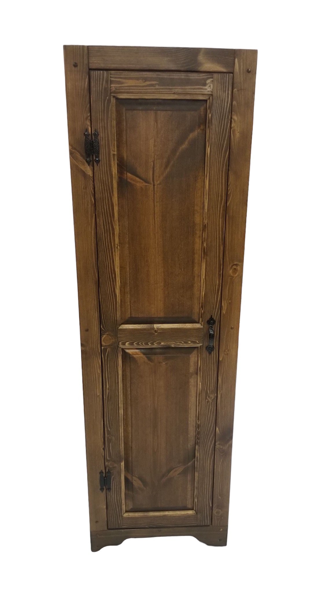 (CUSTOM SIZE) Tall Pine Pantry Cabinet, Two Piece Wood Pantry