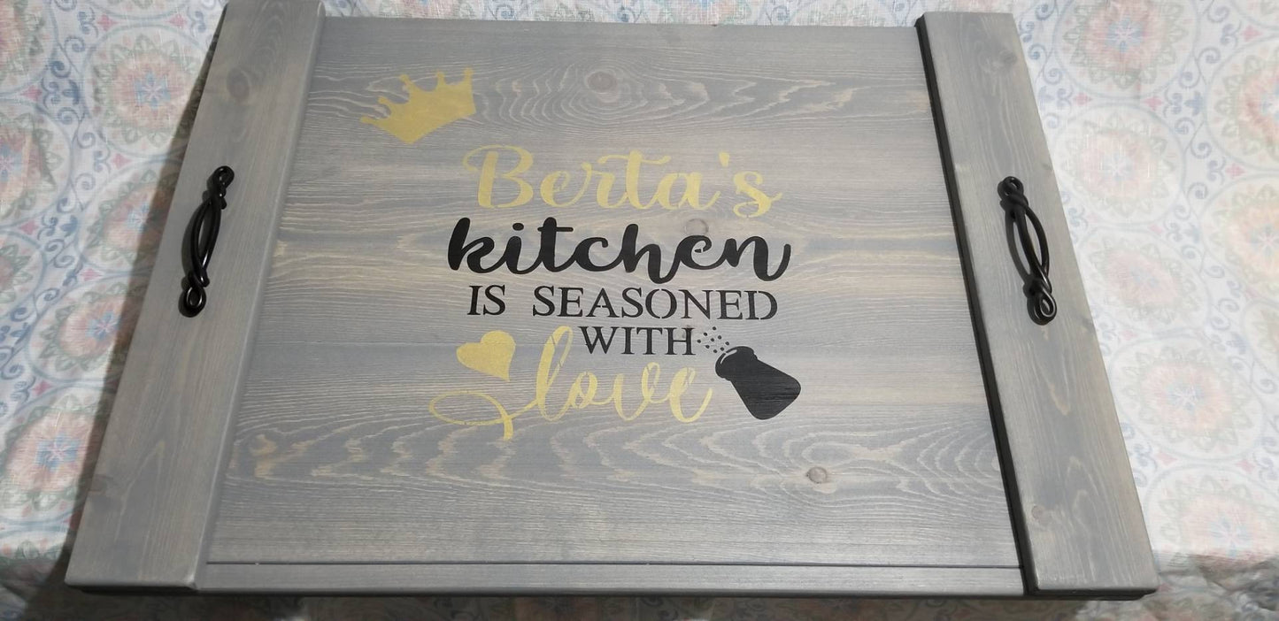 this kitchen is seasoned with love