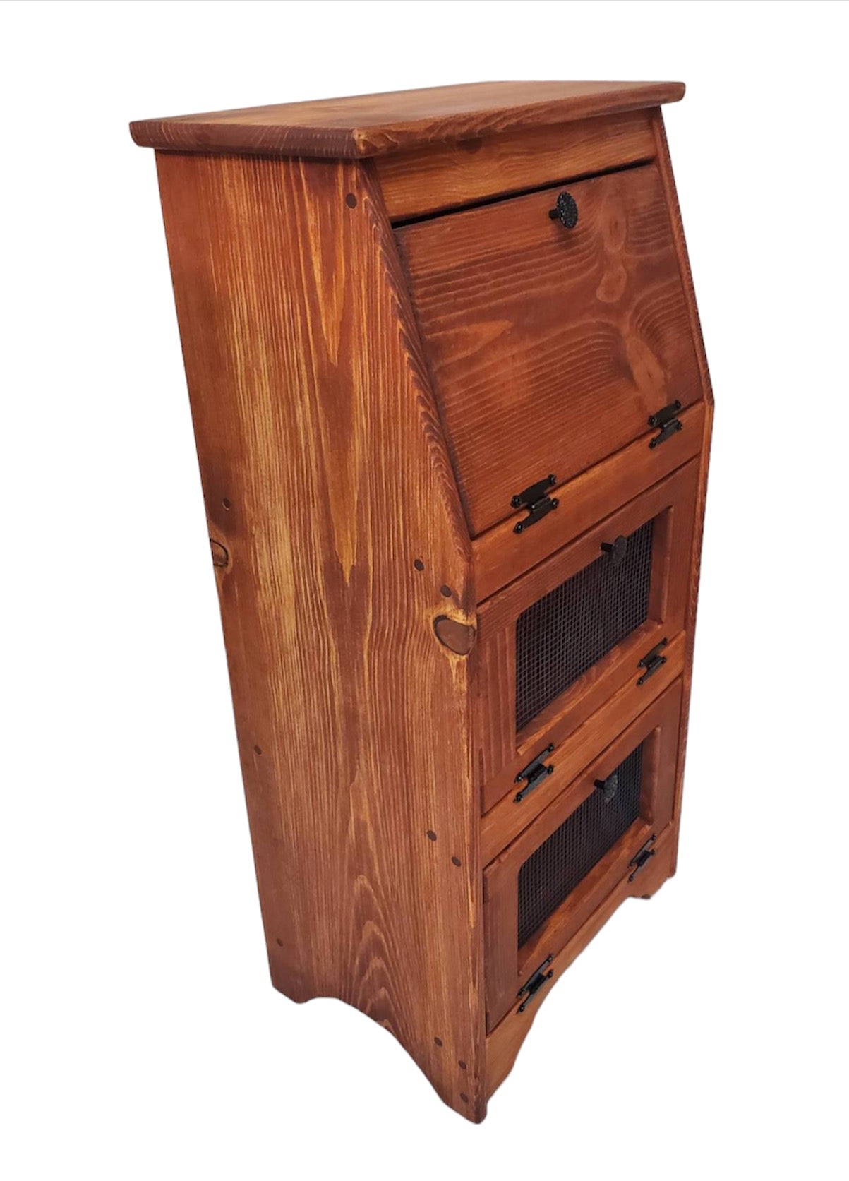 Vegetable Bin/Breadbox, veggie bin, vegetable storage, rustic vegetable storage, wood vegetable bin, pine vegetable bin, potato and onion storage