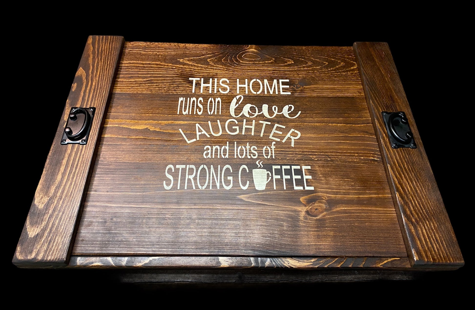 this home runs on love laughter and strong coffee