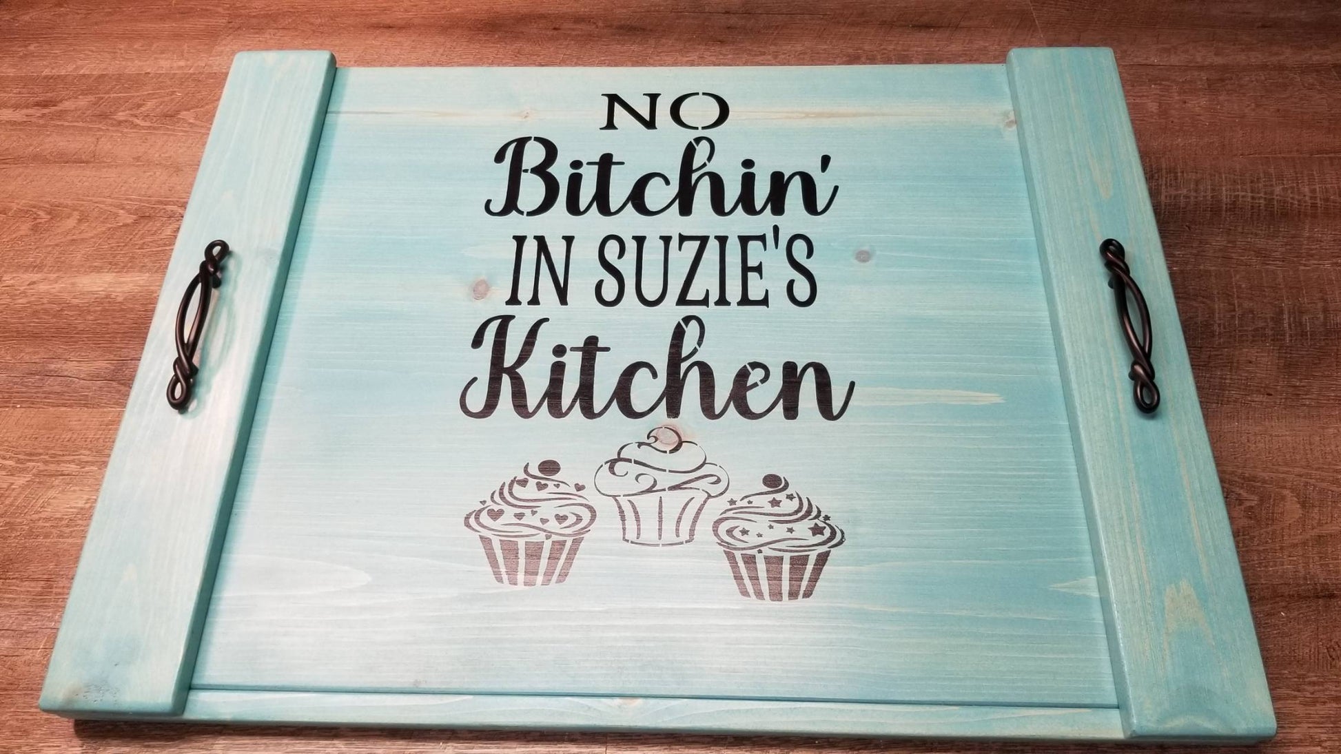 No Bitchin in My Kitchen stove cover, noodle board, stove top cover, r –  Rustic Woodworking Co