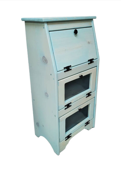 Vegetable Bin/Breadbox, veggie bin, vegetable storage, rustic vegetable storage, wood vegetable bin, pine vegetable bin, potato and onion storage