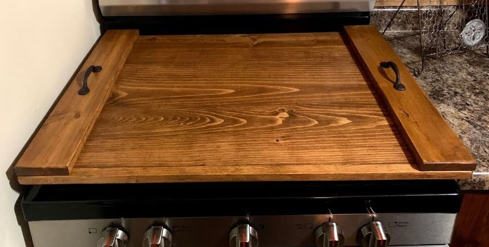 Hardwood Noodle Board, Stovetop Cover, Stovetop Cutting Board